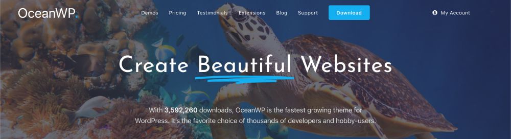 OceanWP beste WordPress thema kiezen