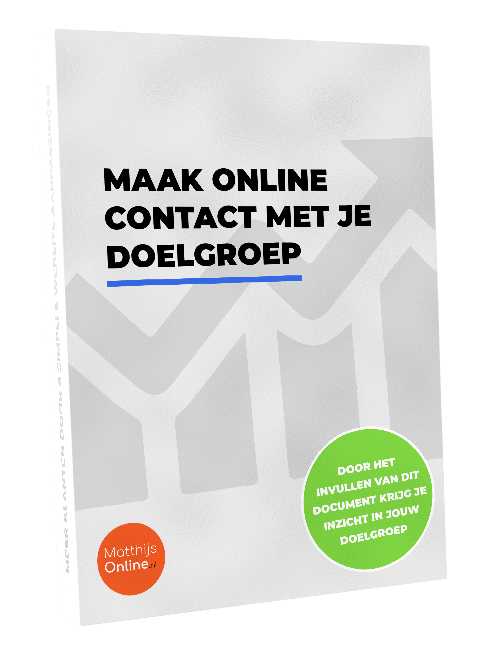 Online contact doelgroep