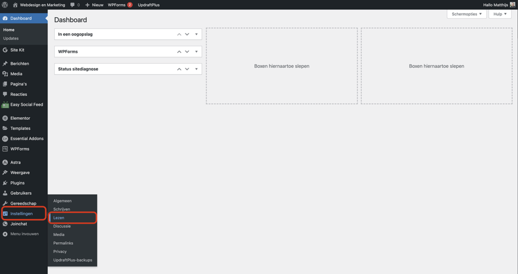 WordPress Zoekmachine indexering uitschakelen
